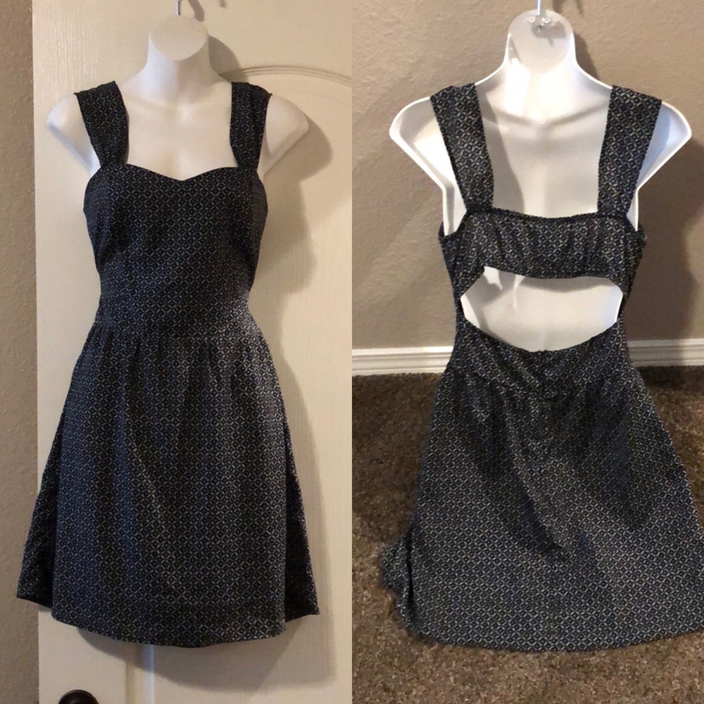 Like new cut out back boutique dress